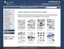 Tablet Screenshot of exclusives.de